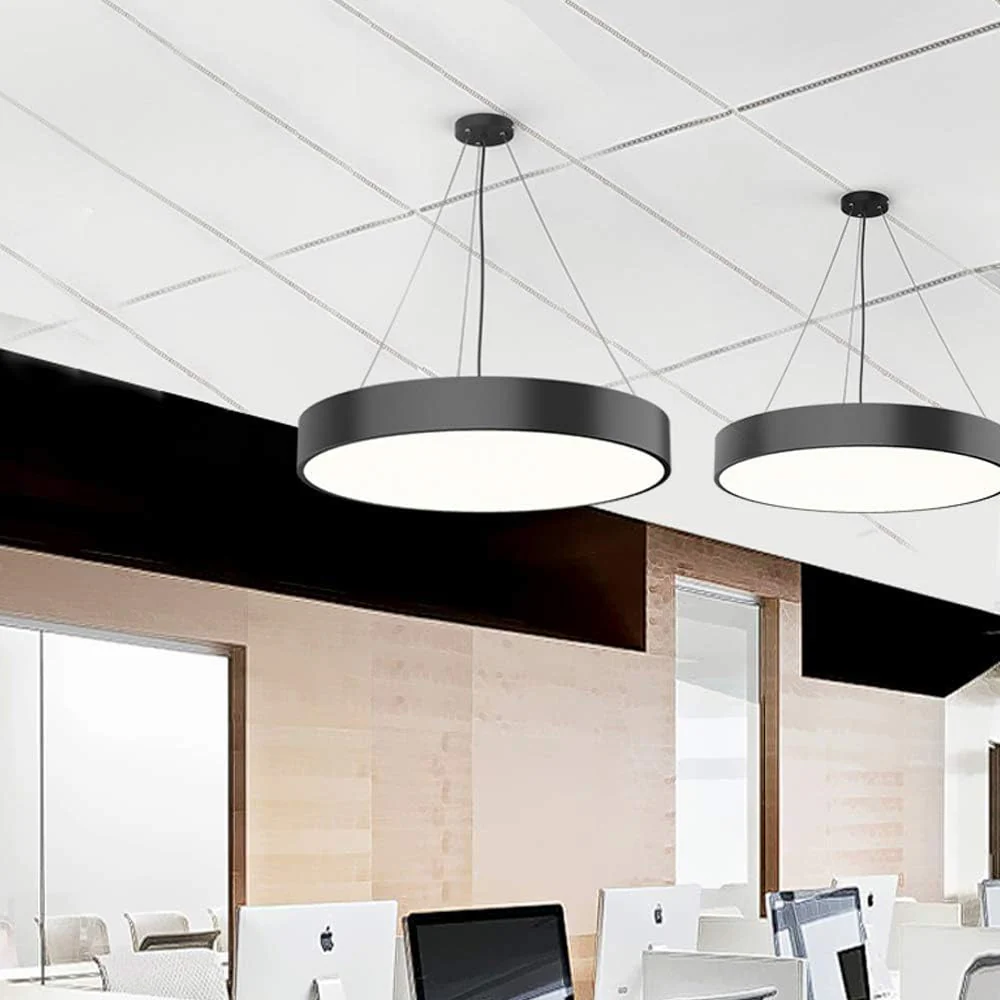 LED Circular Office Solid Pendant Hanging Light